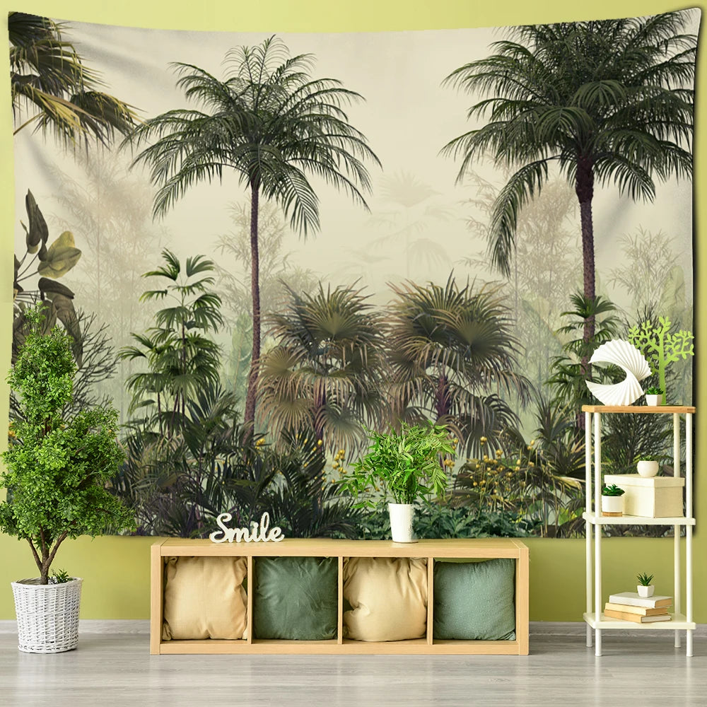 Tenture Murale Tissu Jungle Déco-exotique.fr