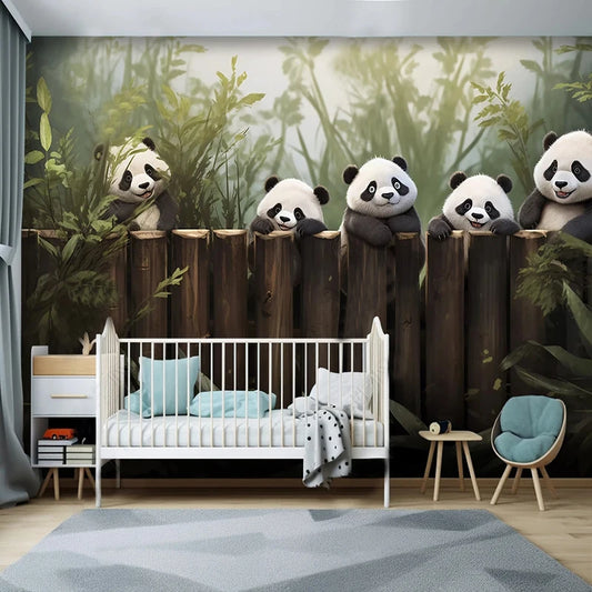 Papier peint Panda- Déco Exotique