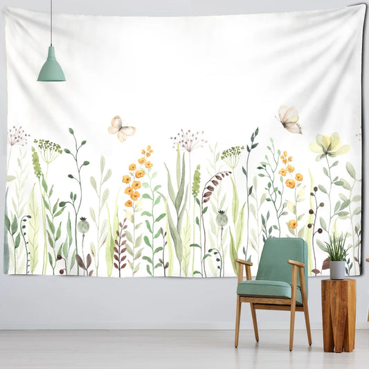 Tenture Murale Délicate Prairie- Déco Exotique