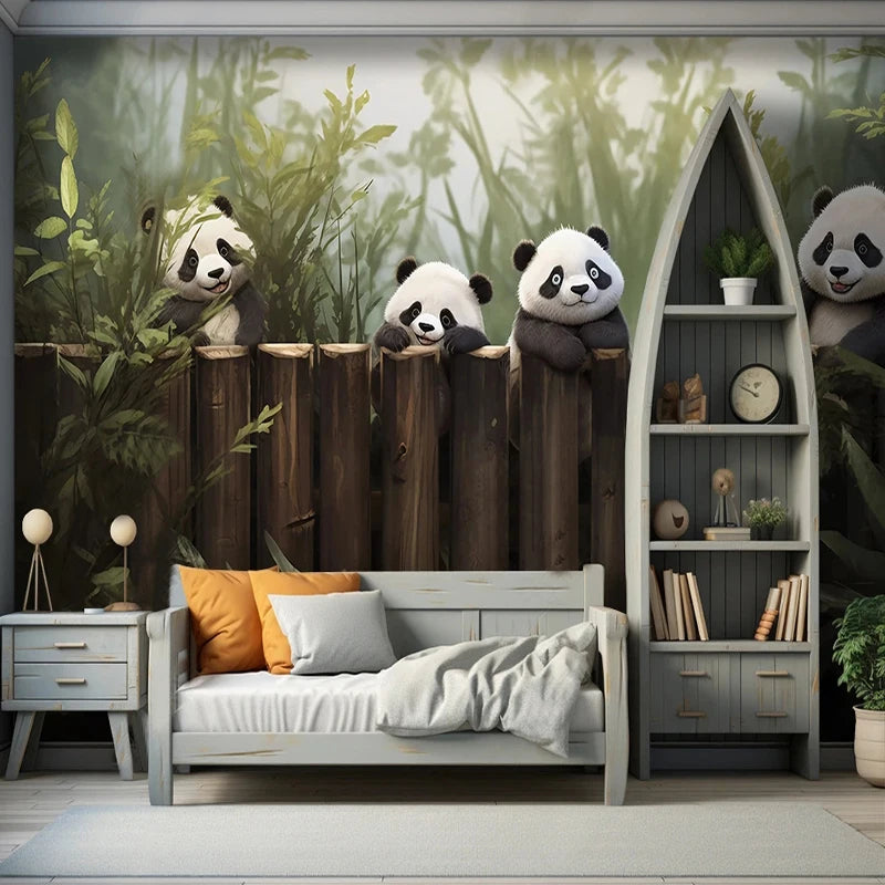 Papier peint Panda- Déco Exotique