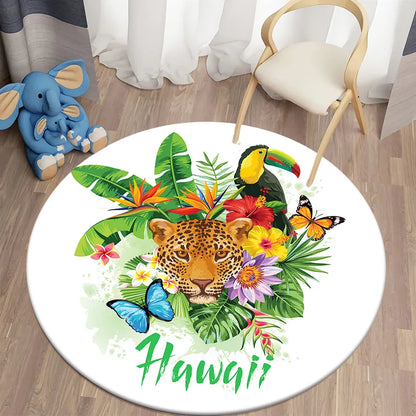 Tapis Tropical Hawaii Déco-exotique.fr