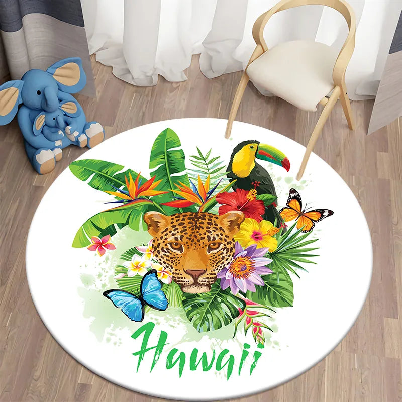 Tapis Tropical Hawaii Déco-exotique.fr