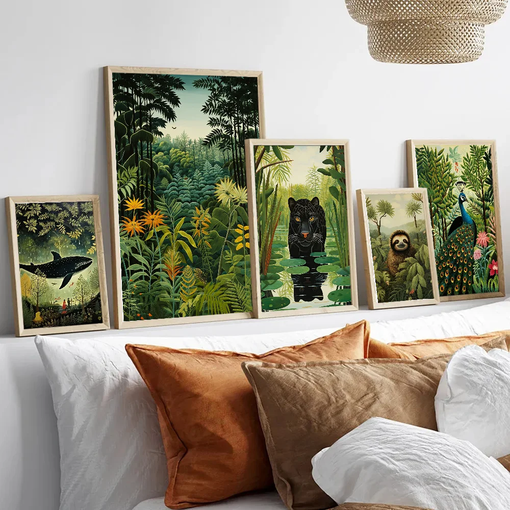 Poster Jungle Style Suuréaliste-Déco Exotique