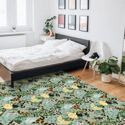 Tapis Jungle Perroquet Toucan Feuillage Déco-exotique.fr