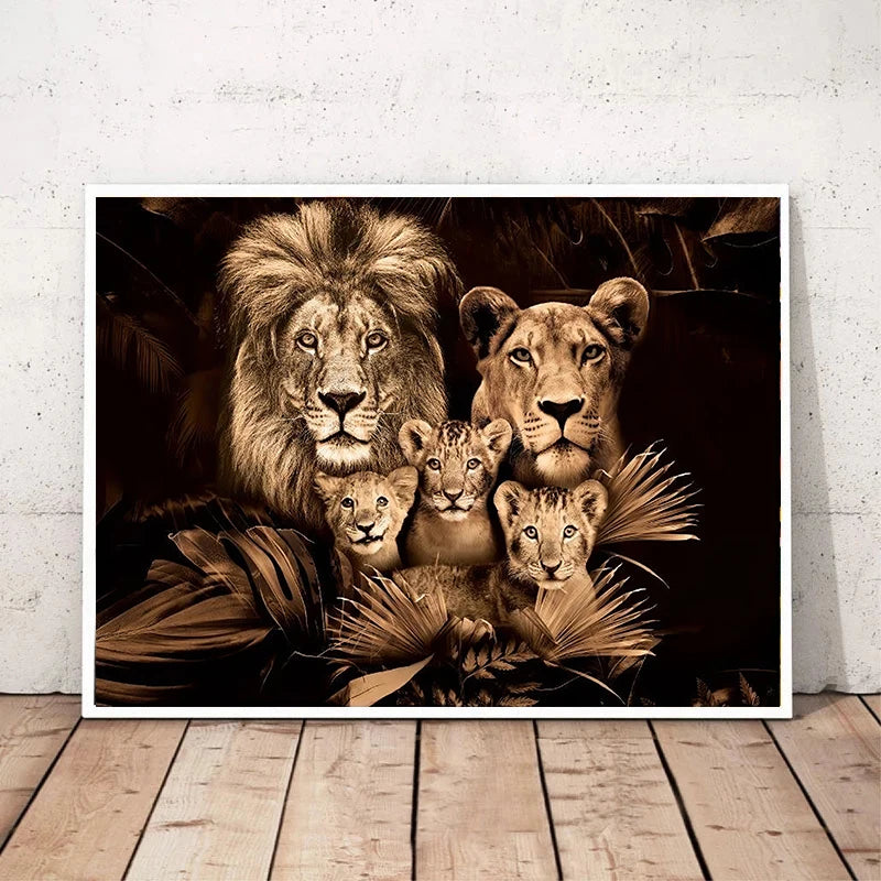 Poster Lion Portrait