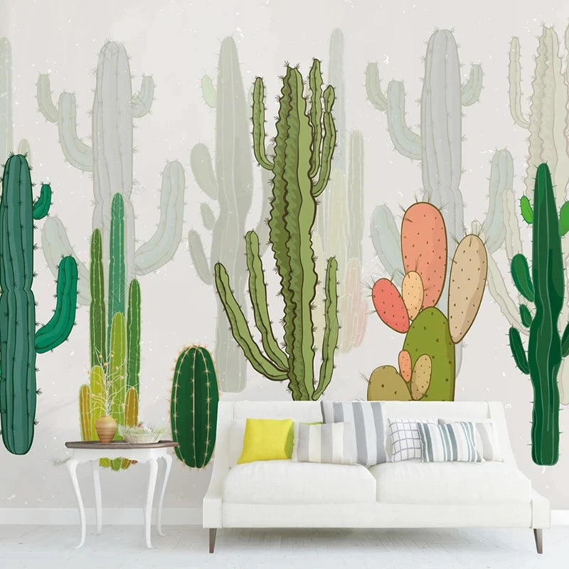 Papier peint Tropical Cactus Enfant Déco-exotique.fr