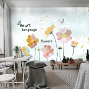 Papier peint Tropical Flowers Déco-exotique.fr