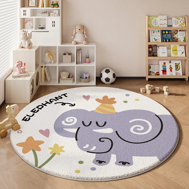 Tapis Eléphant Bébé-Déco Exotique