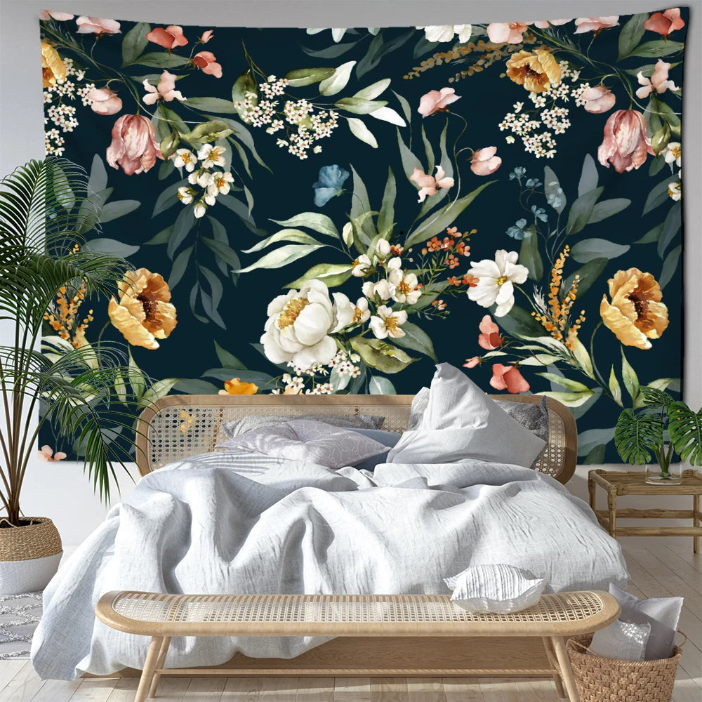 Tenture Vintage Fleur- Déco Exotique