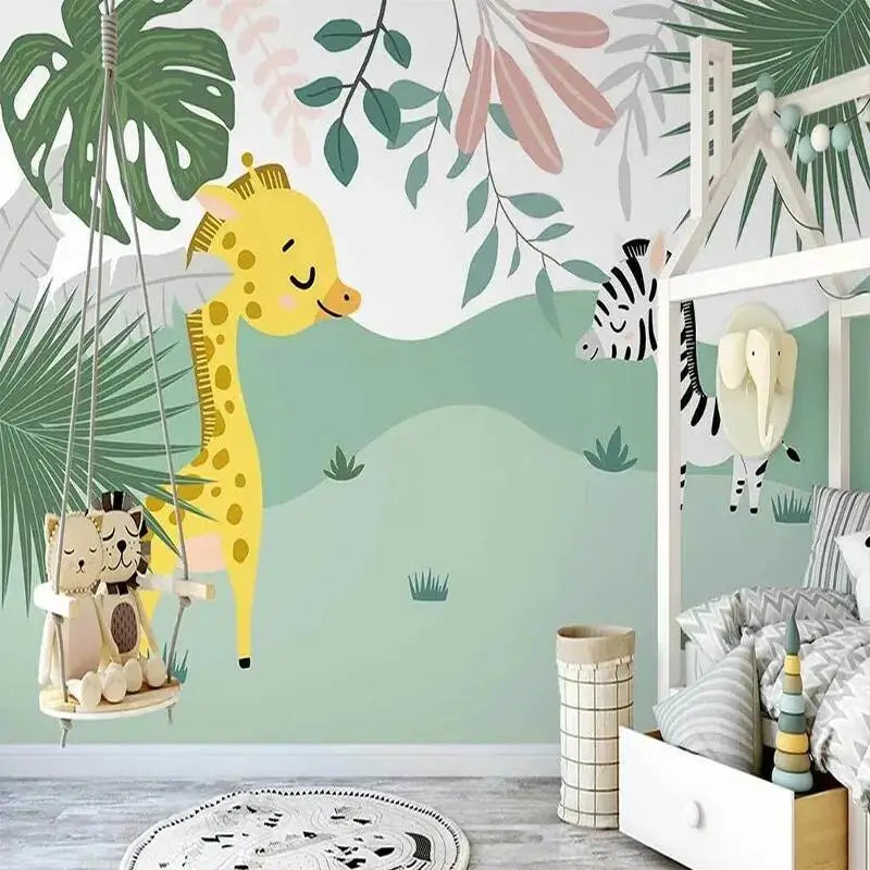 Papier Peint Jungle Chambre Enfant Déco-exotique.fr