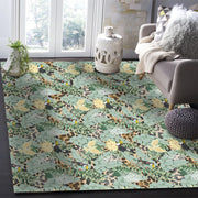 Tapis Jungle Perroquet Toucan Feuillage Déco-exotique.fr