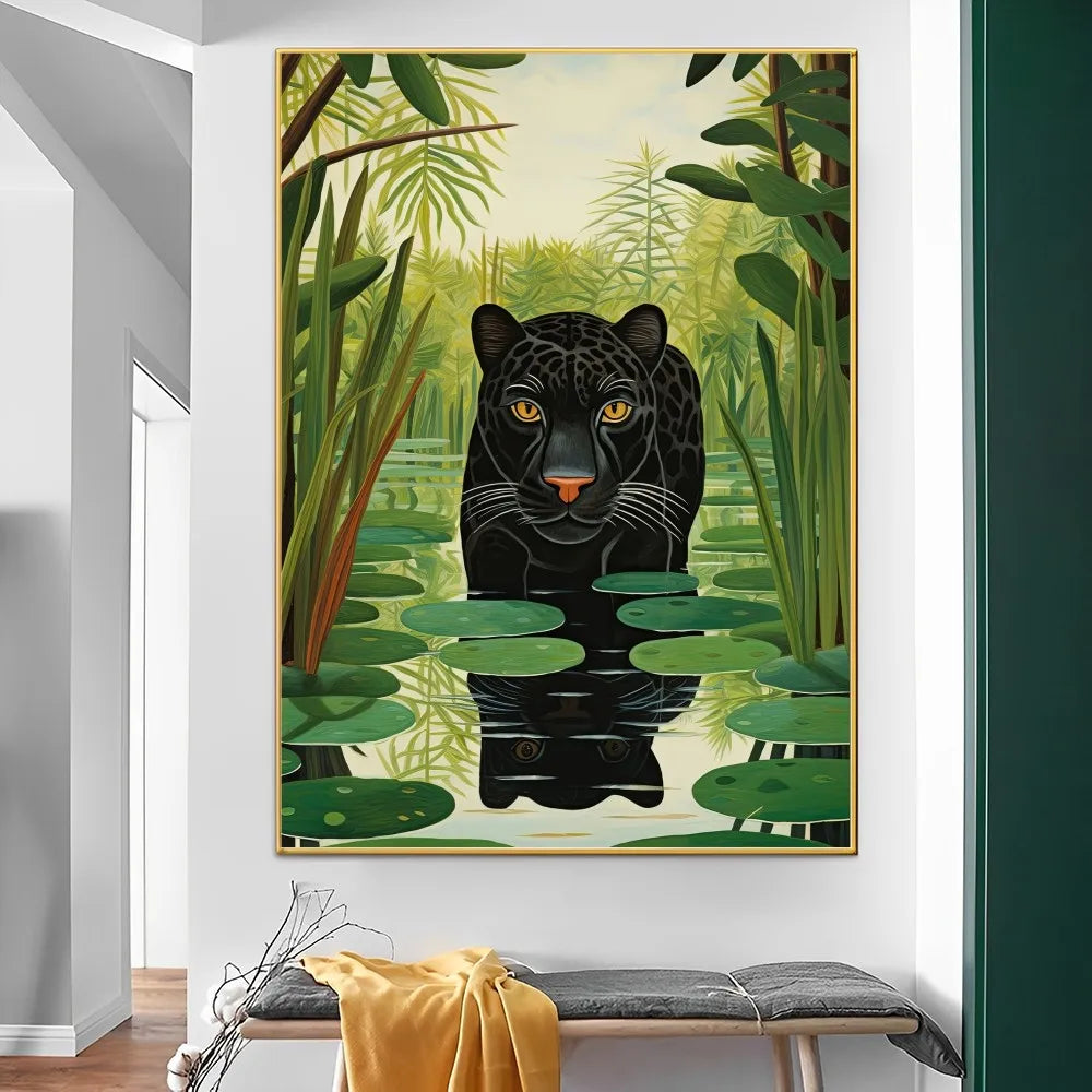 Poster Jungle Style Suuréaliste-Déco Exotique