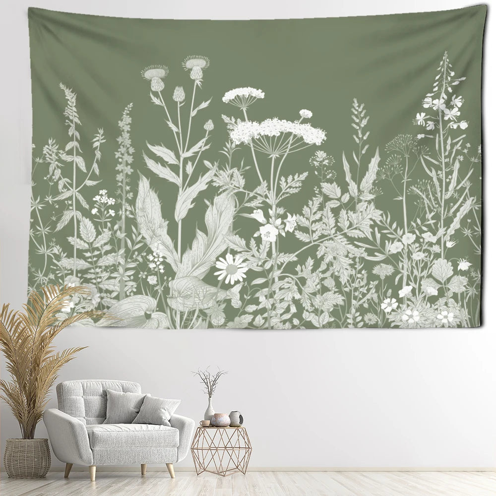 Tenture Jungle Minimaliste- Déco Exotique