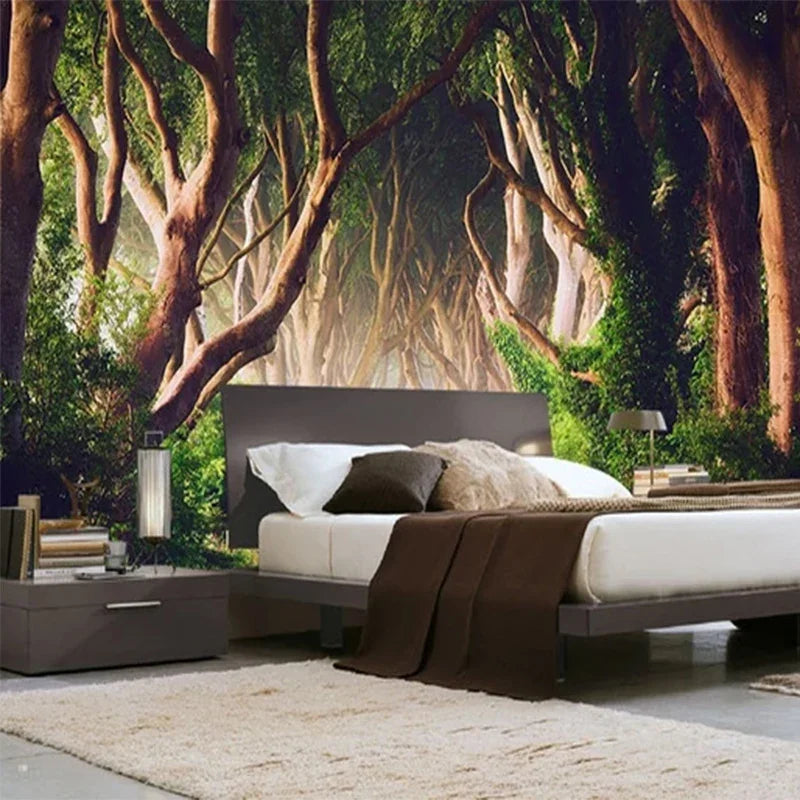 Papier Peint Jungle 3D Forêt Déco-exotique.fr