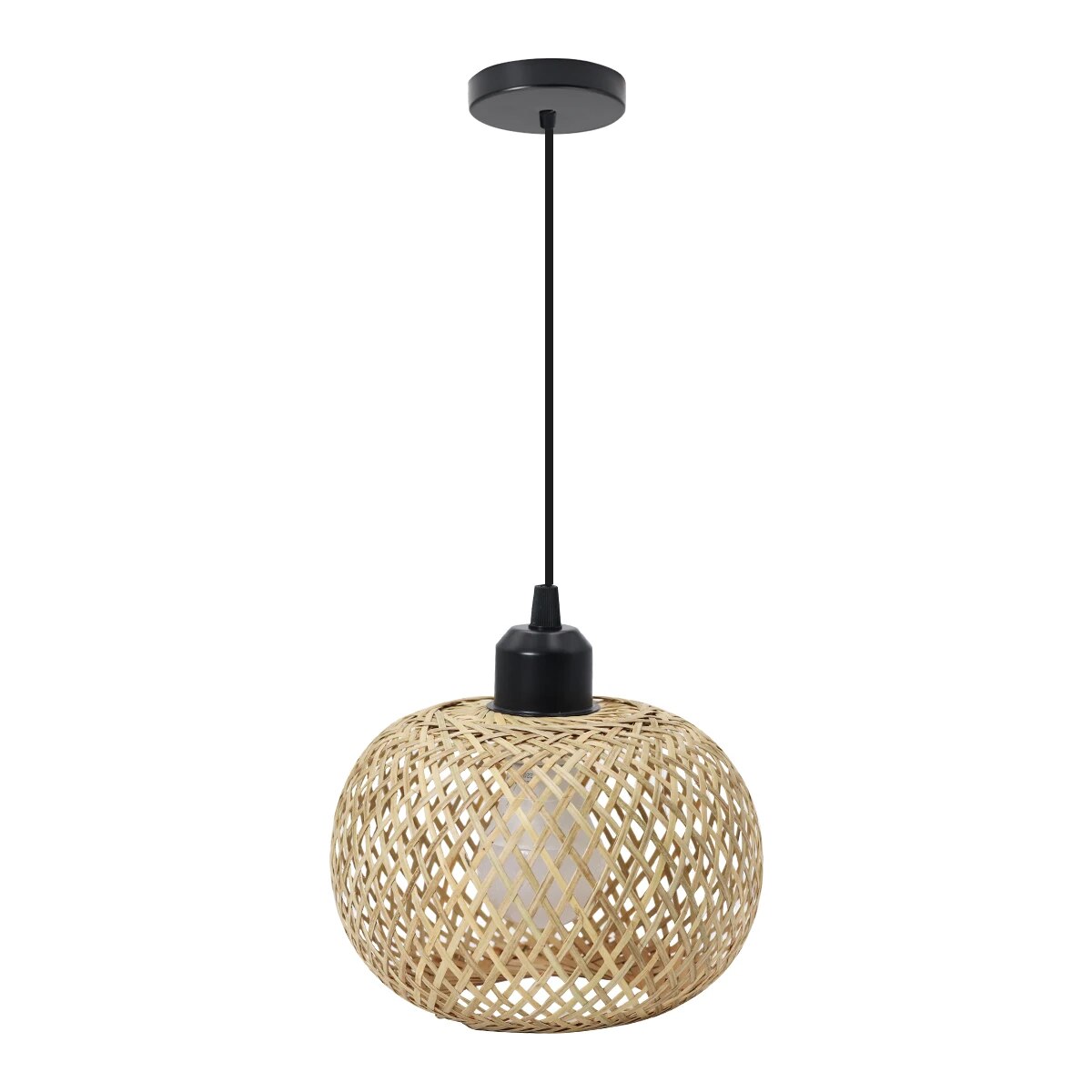 Luminaire Boule Rotin Déco-exotique.fr