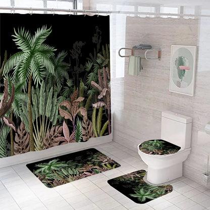 Accessoires Salle de bain Jungle Assortis-Déco Exotique