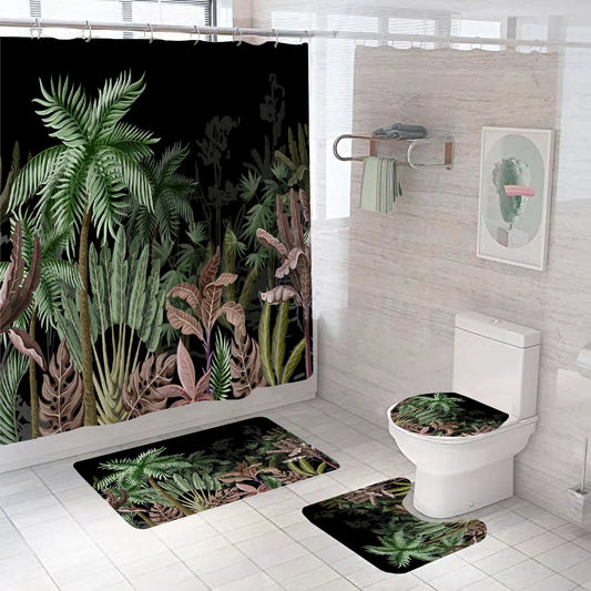 Accessoires Salle de bain Jungle Assortis-Déco Exotique