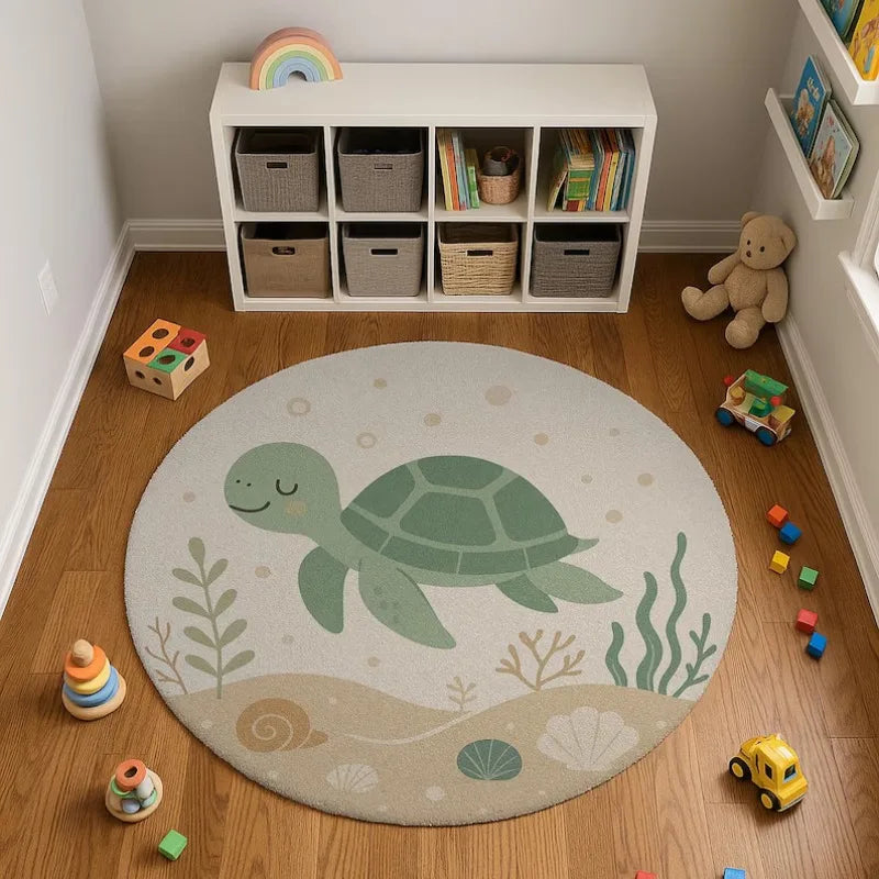 Tapis Tortue Bébé-Déco Exotique