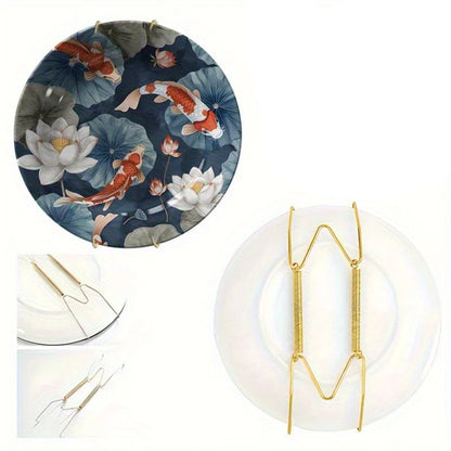 Assiette Décorative Carpe Koï-Déco Exotique