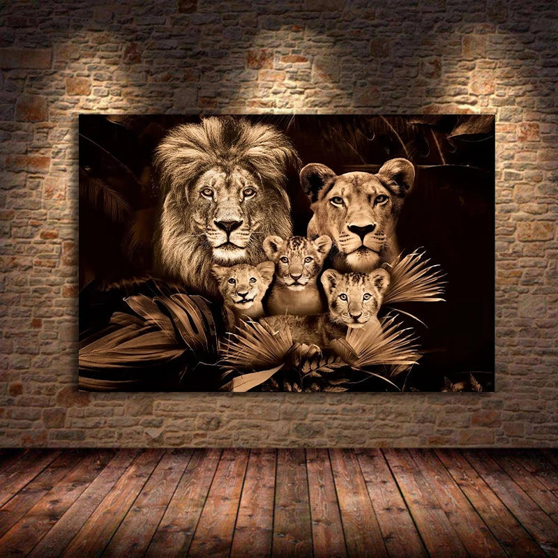 Poster Lion Portrait