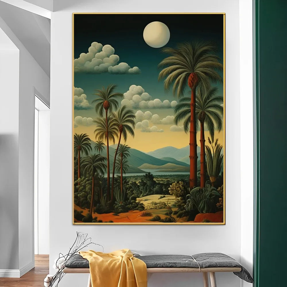 Poster Jungle Style Suuréaliste-Déco Exotique