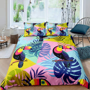 Housse de couette Toucan Multicolore