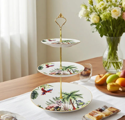 Service Vaiselle Jungle-Déco Exotique