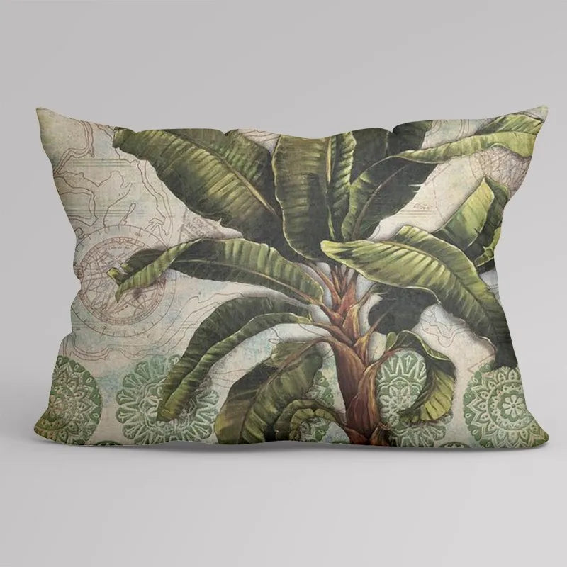 Coussin Jungle Rectangulaire Déco-exotique.fr