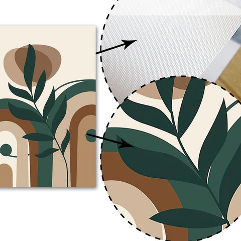 Affiche Jungle Abstraite Déco-exotique.fr