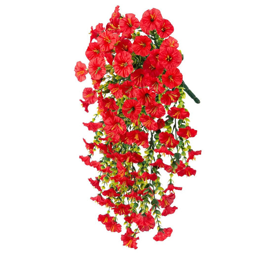Fleur Artificielle Tombante rouge- Déco Exotique