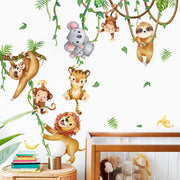Stickers Animaux de la Jungle pour Bébé Déco-exotique.fr