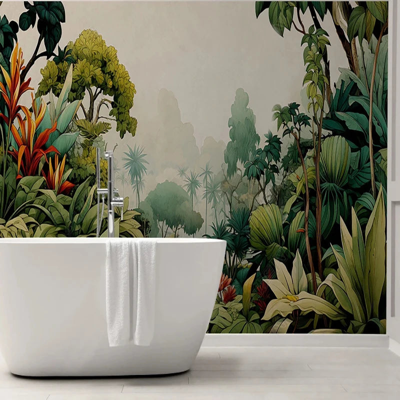 Papier peint Forêt Tropicale Déco-exotique.fr