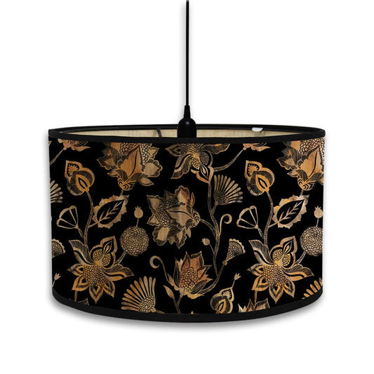 Abat jour Jungle Noir Déco-exotique.fr