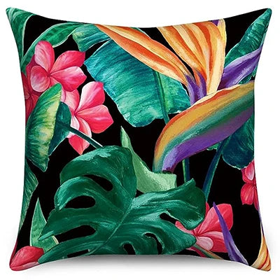 Coussin Jungle Colorée Déco-exotique.fr