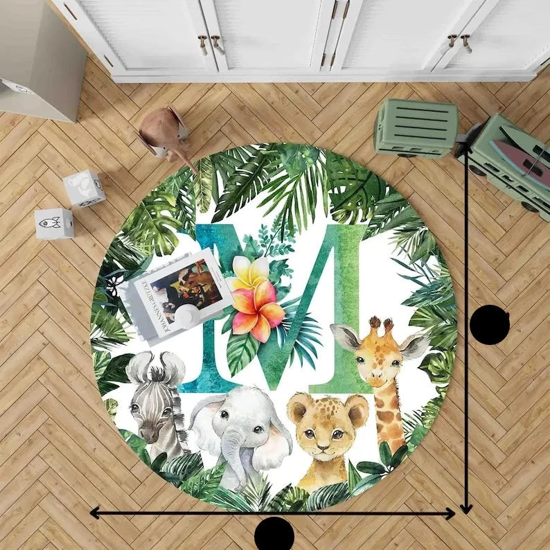 Tapis Jungle Personnalisé Déco-exotique.fr