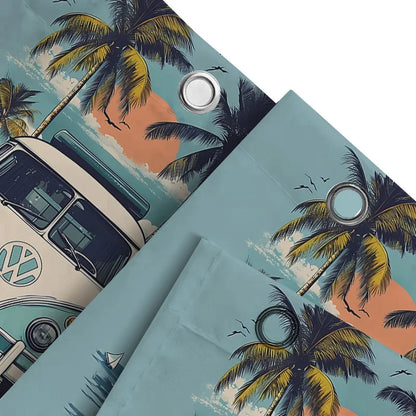 Rideau de douche Tropical Sunset Van