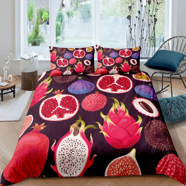 Housse de couette Fruits Exotiques Déco-exotique.fr