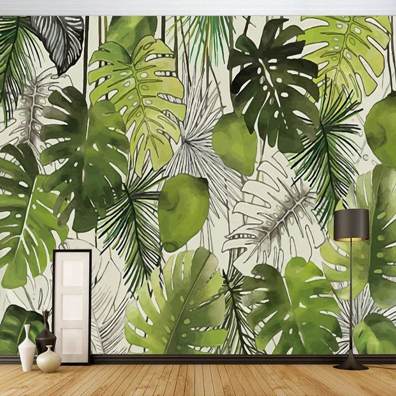 Papier peint Tropical Serre Végétale Déco-exotique.fr