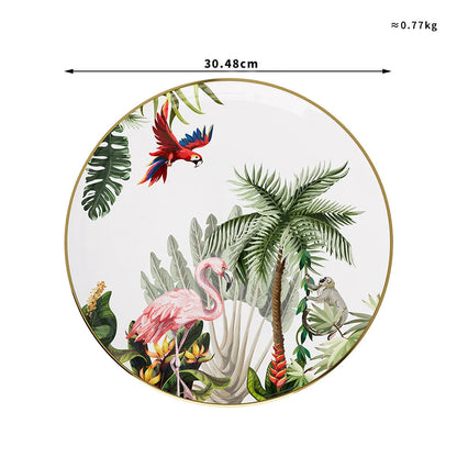 Service Vaiselle Jungle-Déco Exotique