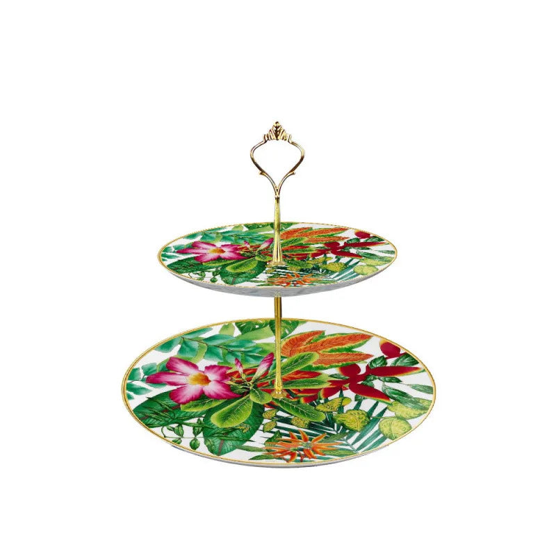 Vaisselle Tropicale Chic-Déco Exotique