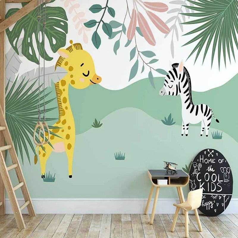 Papier peint Tropical Bébé Déco-exotique.fr