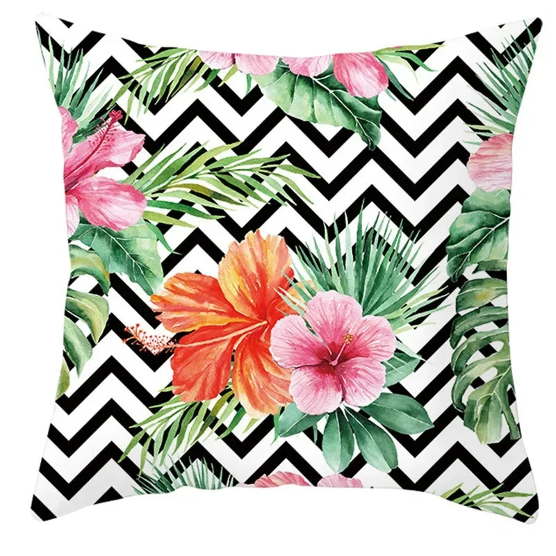 Coussin Tropical Carré Déco-exotique.fr