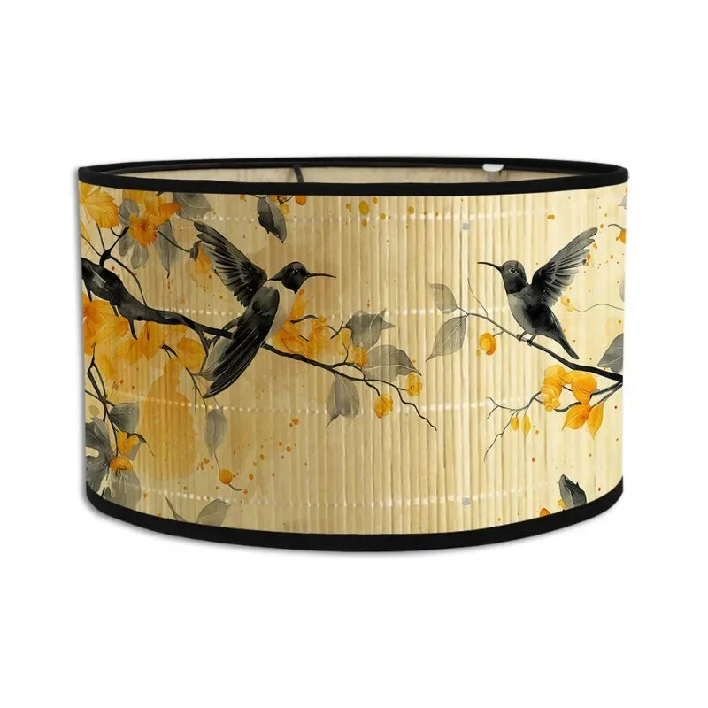 Abat jour motif Oiseaux Déco-exotique.fr
