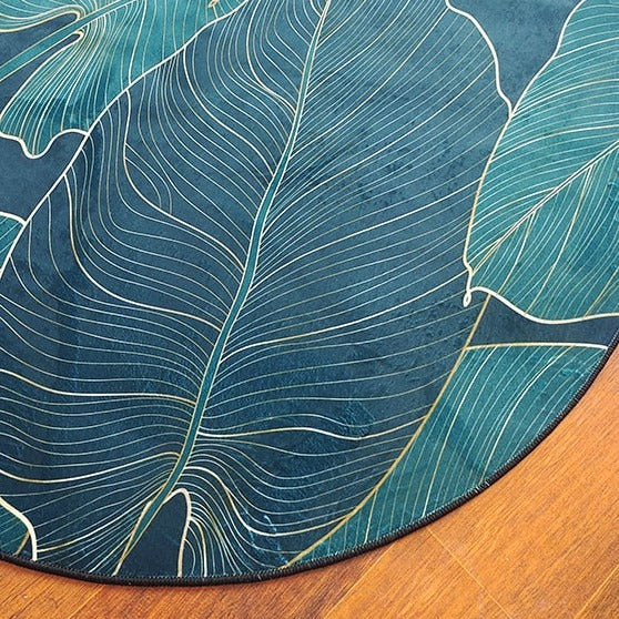 Tapis Jungle Feuille Déco-exotique.fr