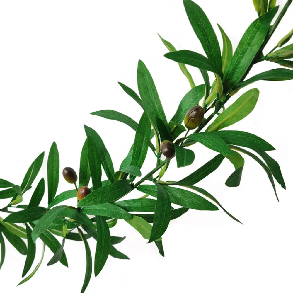 Couronne Branche Olivier- Déco Exotique
