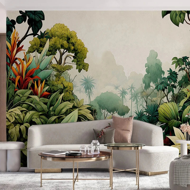 Papier peint Forêt Tropicale Déco-exotique.fr