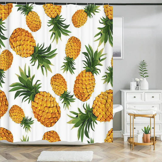 Rideau de Douche Ananas-Déco Exotique
