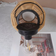 Lanterne Rotin Solaire Déco-exotique.fr
