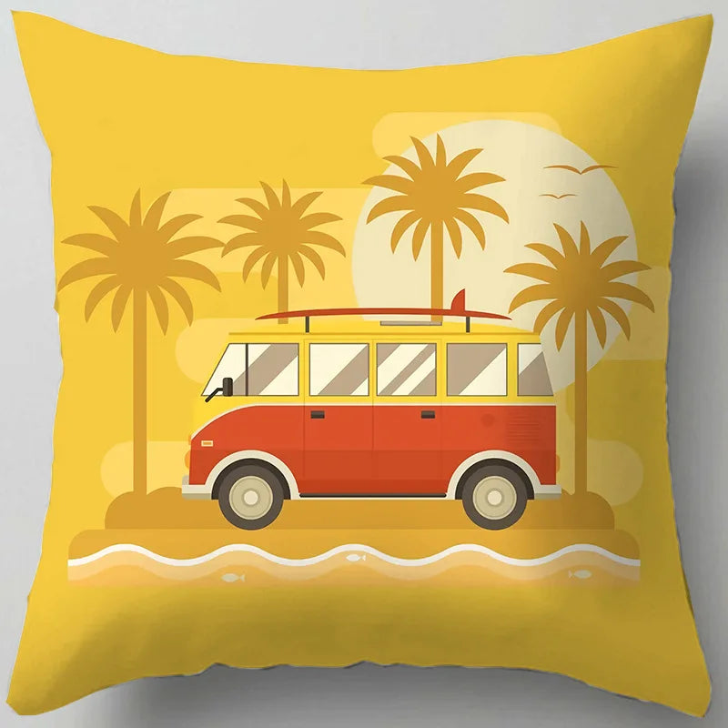 Coussin Tropical Van Déco-exotique.fr