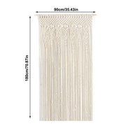 Macramé mural style Rideau Déco-exotique.fr